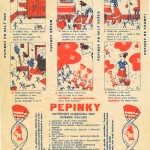 František Voborský: Pepina Rejholcová, reklama na Pepinky, 1932